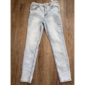 Charlotte Russe Refuge Colombia High Rise Curvy Skinny Jeans Light Wash Size 7